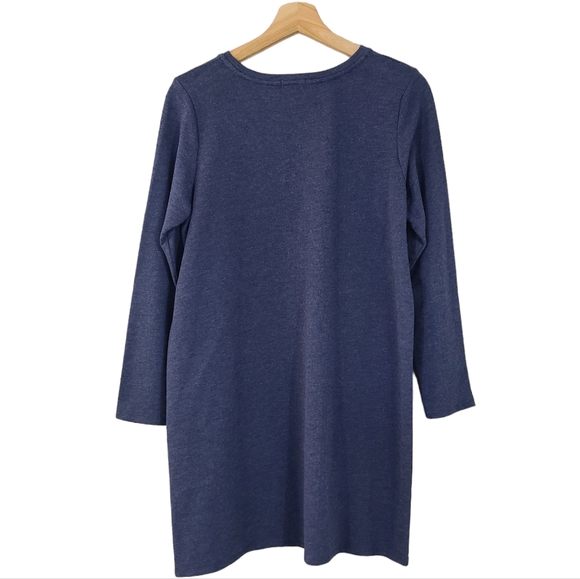 J Jill India Ink Tunic Dress with Pockets NWT - Picture 2 of 5